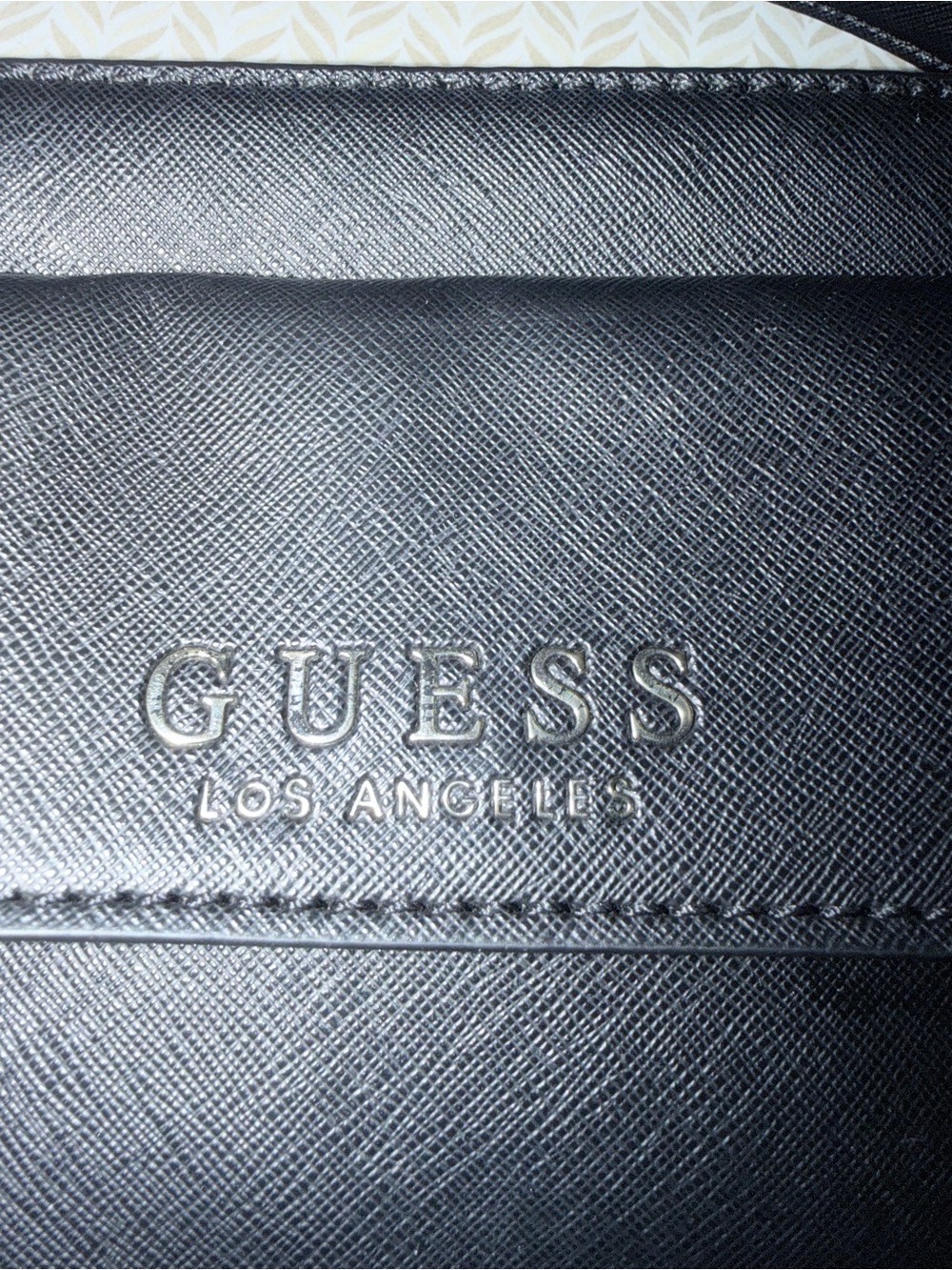 GUESS Los Angeles Black Crossbody Bag - Picture 2 of 14